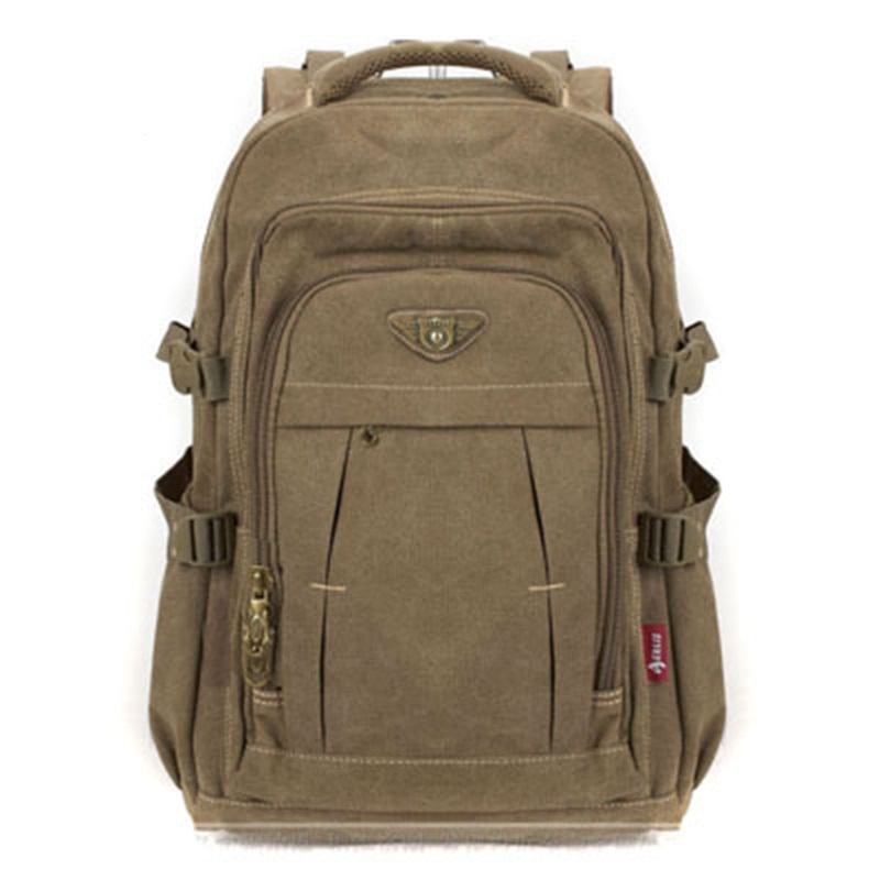 Men's Military Style Canvas Backpack